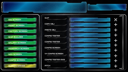 UI/UX Artist: Config Screen Visual Update