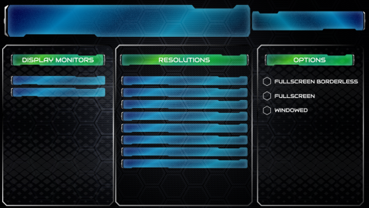 UI/UX Artist: Config Screen Visual Update